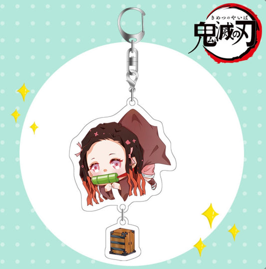 Demon Slayer: Kimetsu No Yaiba Acrylic Anime Pendant Keychain Anime
