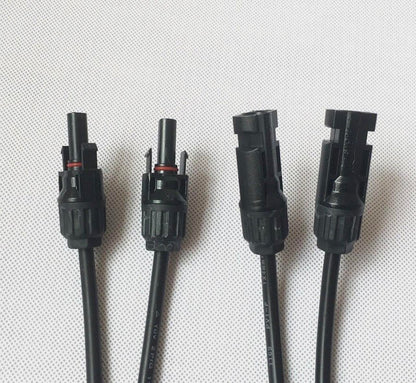 Pair Y Branch Splitter Cable (M/2F) and (F/2M) Solar Panel Cable MC4