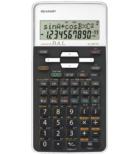 SHARP Advanced Scientific Calculator | EL-531THB-WH