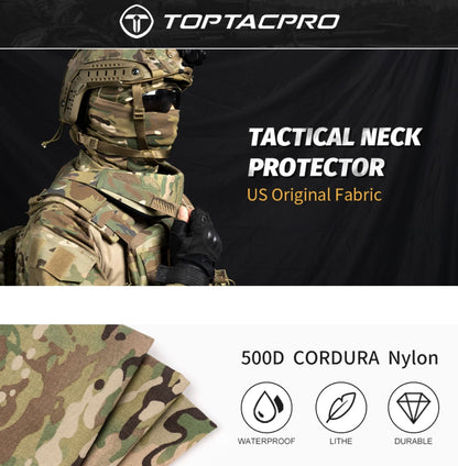 TOPTACPRO Tactical Neck Protector Thickened Neck Guards