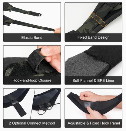 TOPTACPRO Tactical Neck Protector Thickened Neck Guards