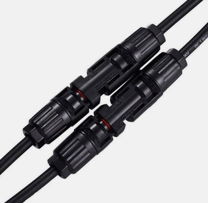Pair Y Branch Splitter Cable (M/2F) and (F/2M) Solar Panel Cable MC4