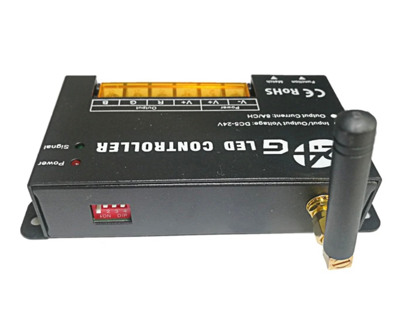LED RGB Strip Controller 2.4G RF Remote 12V-24V 4 Zone Multi Channel