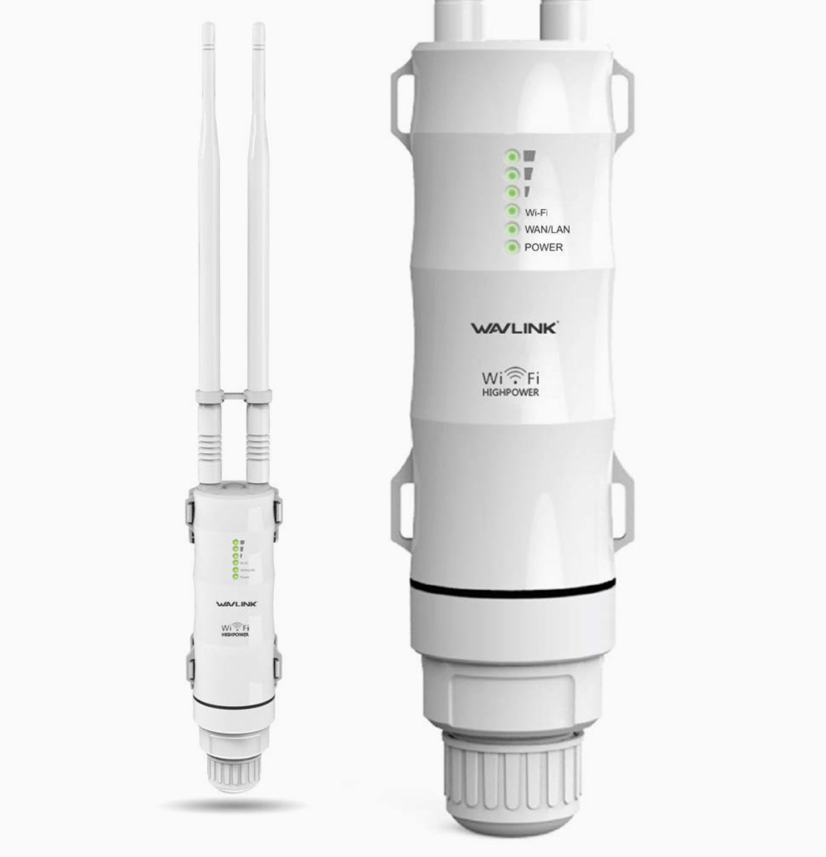 WAVLINK AC600 Dual Band Outdoor Wi-Fi Range Extender W/2*Antenna