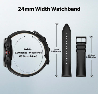 Mobvoi TicWatch 24mm Leather Watch Band