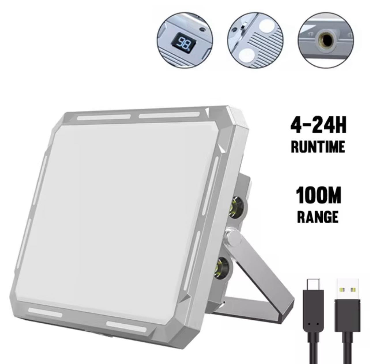 Flood XPE LED 1000LM Work Light W/Magnet | KXK-686