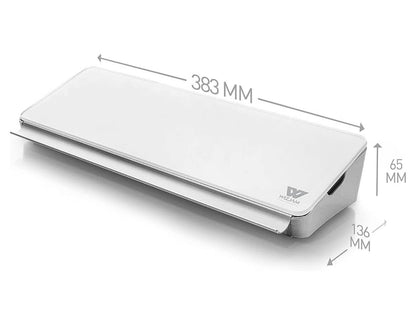 WIZJAM Desktop Glass Whiteboard W/Marker+Eraser