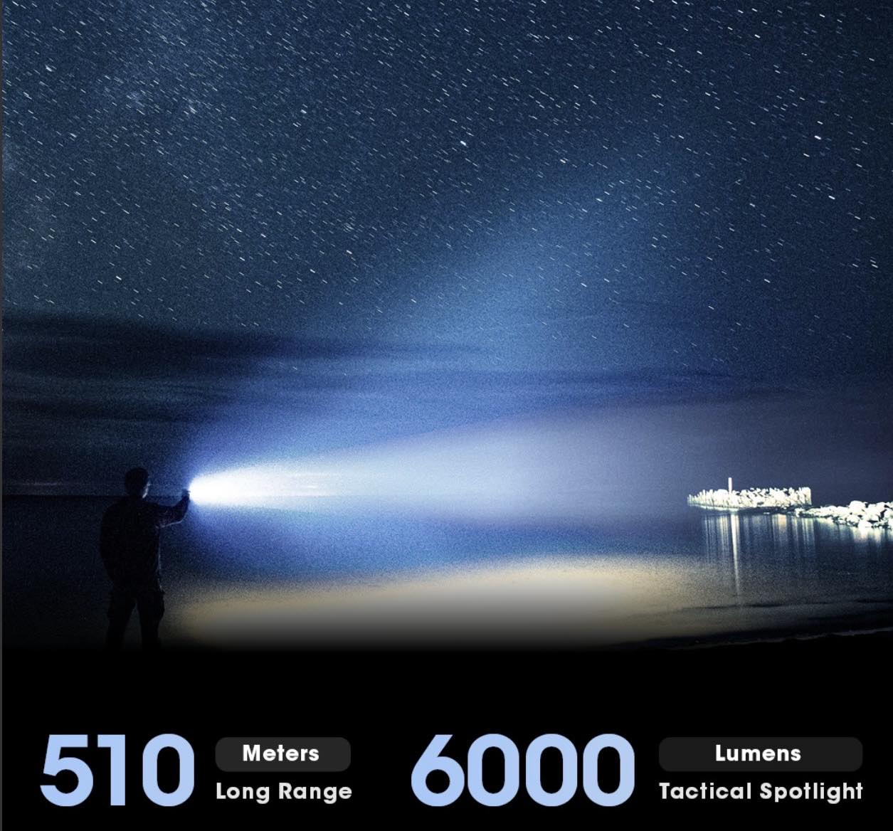 NITECORE TM9K Pro Tactical Flashlight