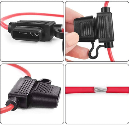 5Pack 12 AWG ATC/ATO Inline Fuse Holder