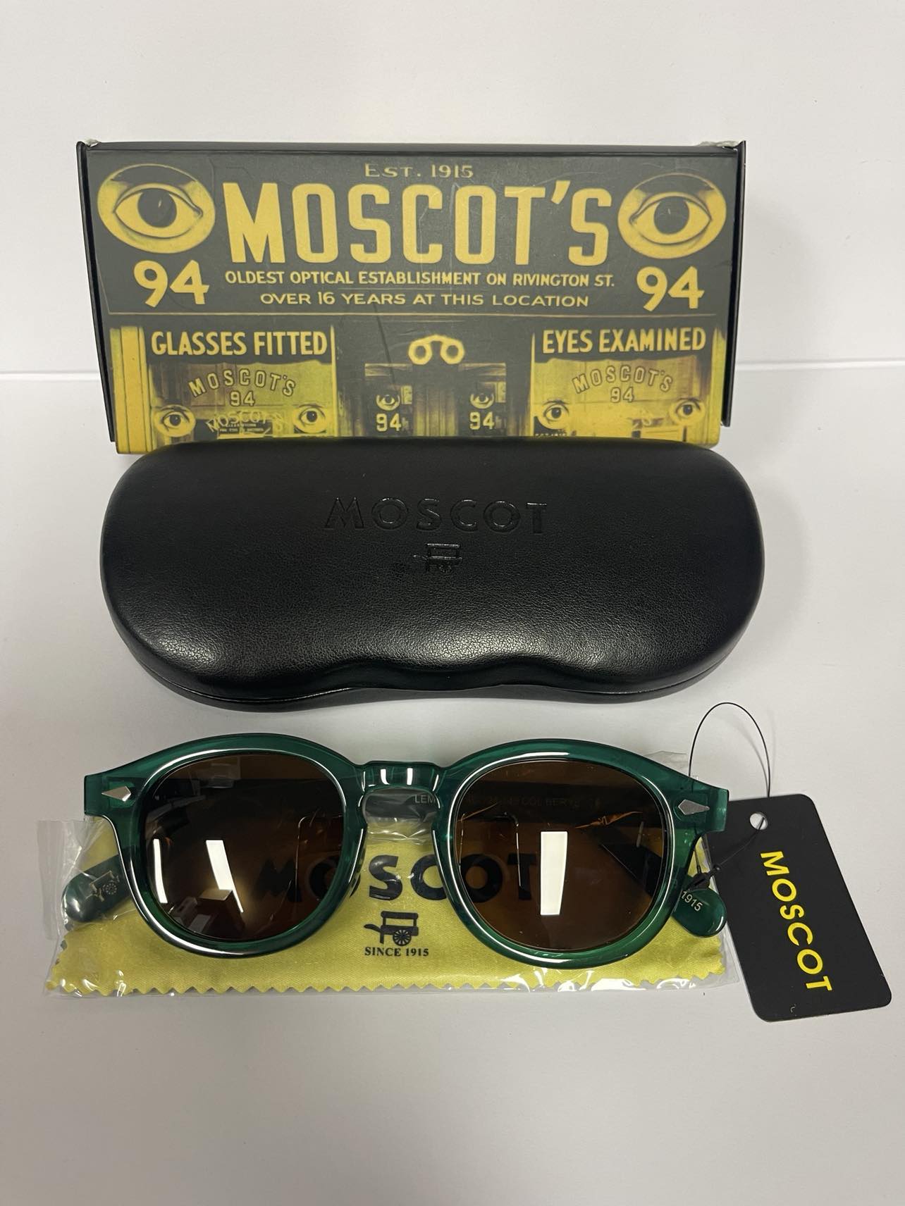 MOSCOT Lemtosh Emerald Unisex Sunglasses
