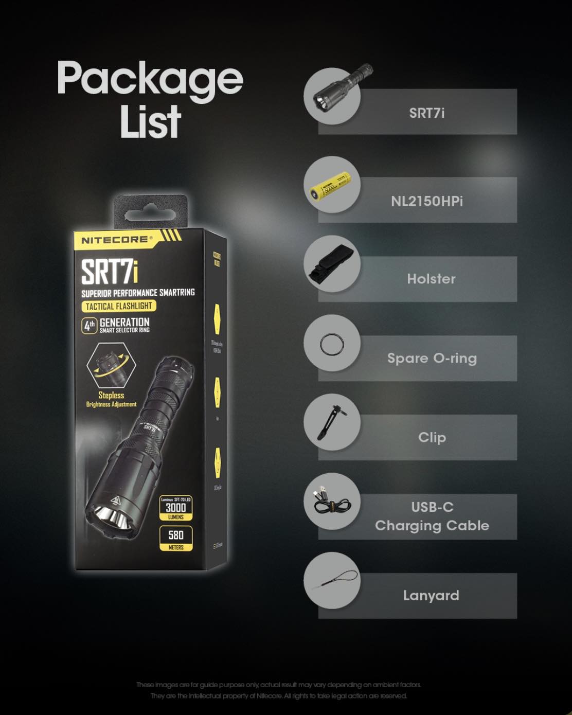 NITECORE SRT7i SmartRing Tactical Flashlight