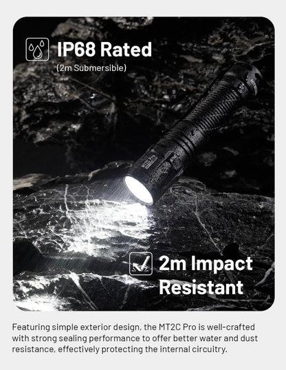 NITECORE MT2C Pro Compact Rechargeable Flashlight