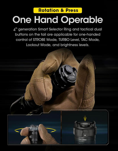 NITECORE SRT7i SmartRing Tactical Flashlight