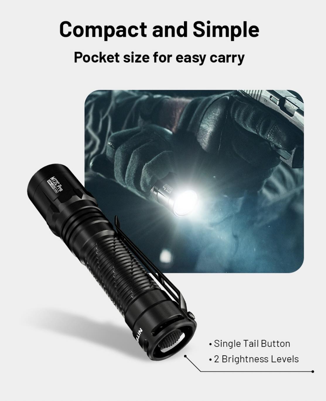 NITECORE MT2C Pro Compact Rechargeable Flashlight