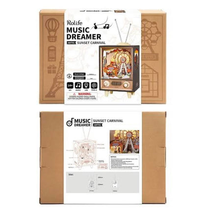 Rolife SUNSET CARNIVAL DIY 3D Model Building Kit W/LED