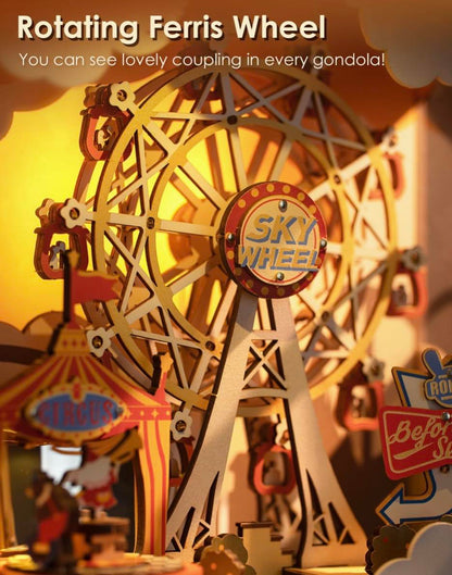 Rolife SUNSET CARNIVAL DIY 3D Model Building Kit W/LED