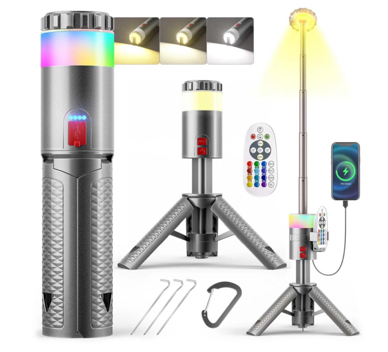 Optimus Prime Telescopic Light + RGB Color Atmosphere W/Remote
