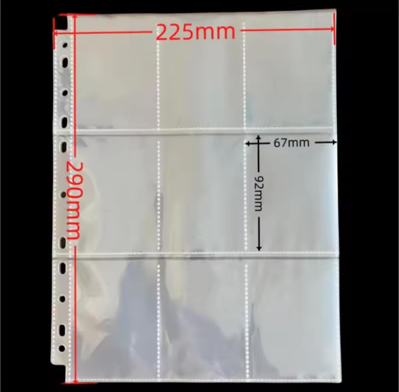 540 Pockets Gaming Card Sleeves Binder A4 Sheets