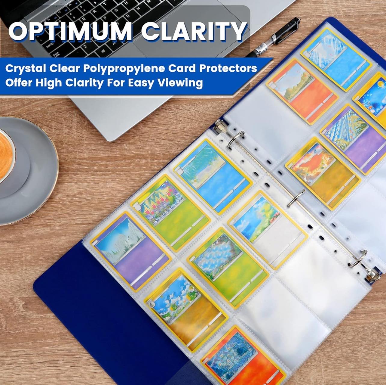 540 Pockets Gaming Card Sleeves Binder A4 Sheets