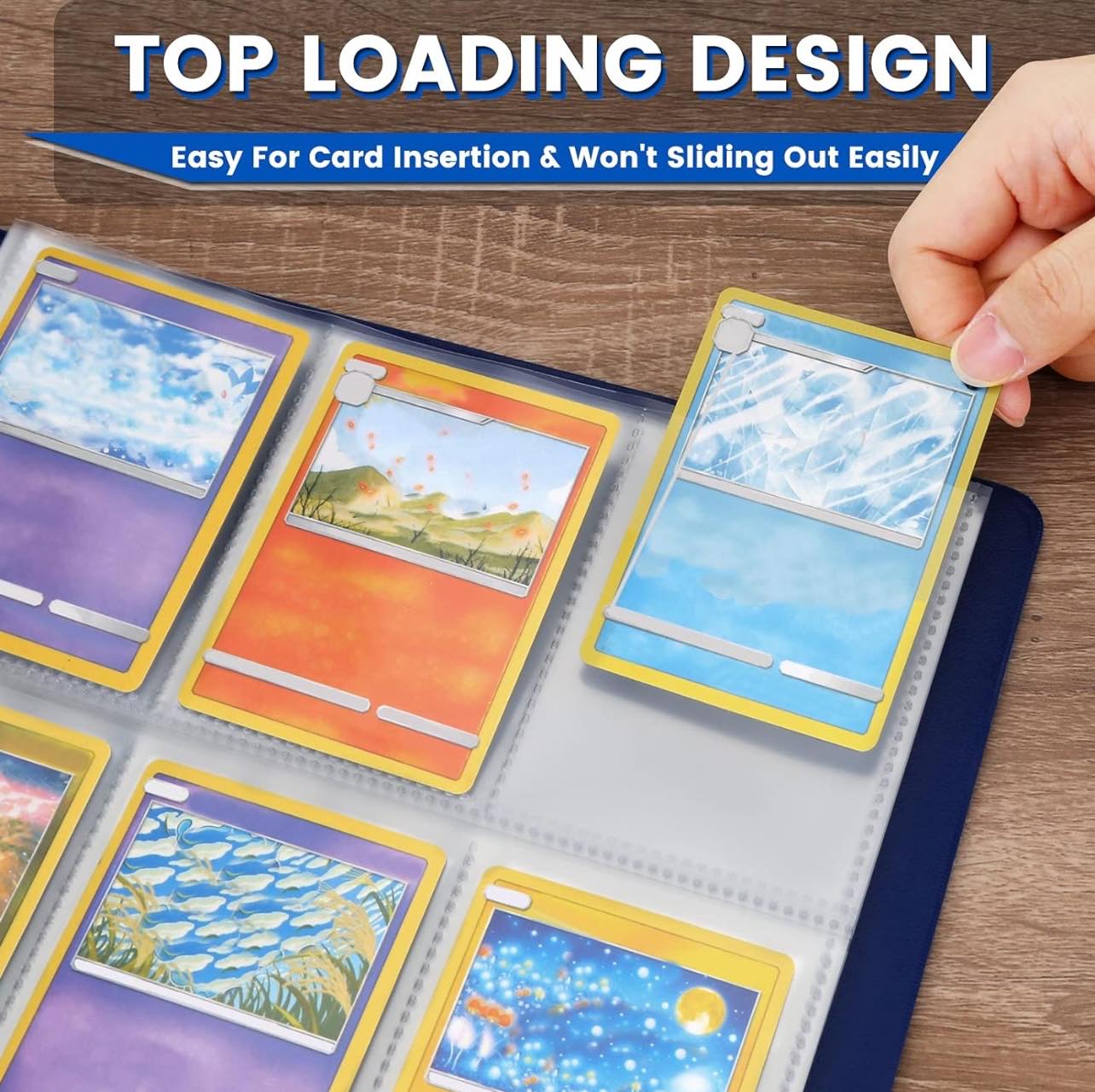 540 Pockets Gaming Card Sleeves Binder A4 Sheets