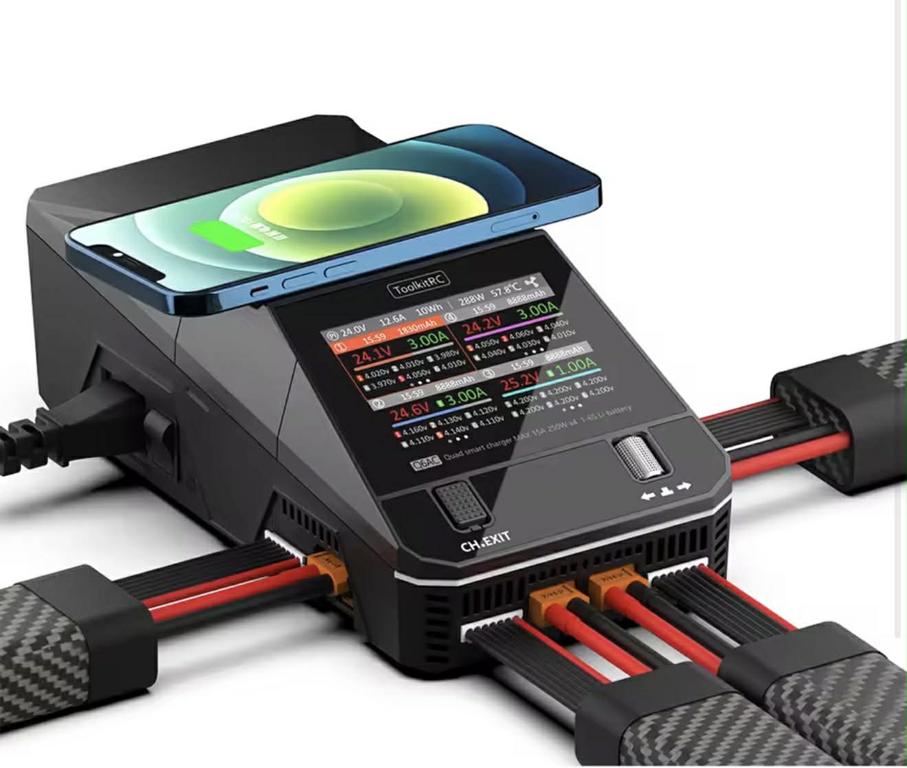 ToolkitRC Q6AC Quad AC/DC Smart Charger | TK12900
