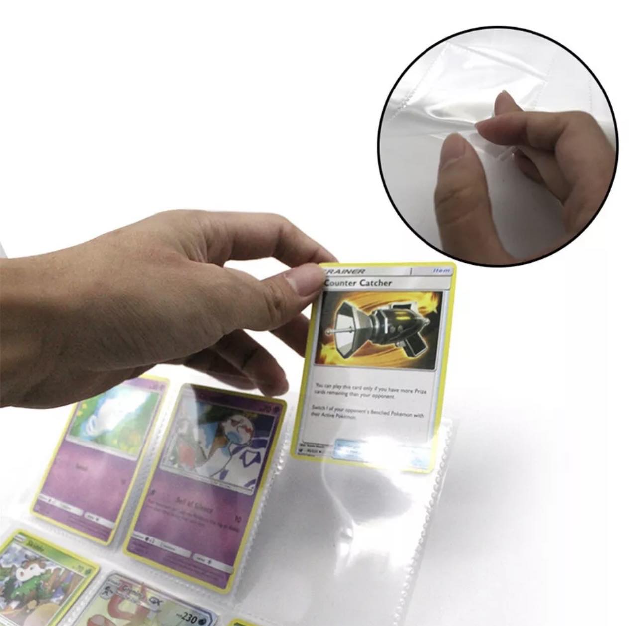 540 Pockets Gaming Card Sleeves Binder A4 Sheets