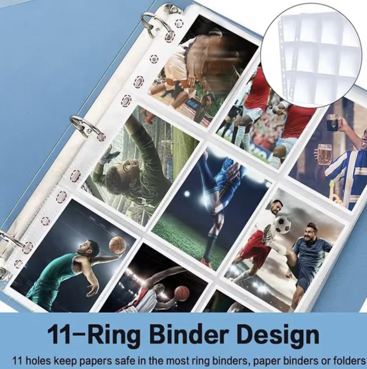540 Pockets Gaming Card Sleeves Binder A4 Sheets
