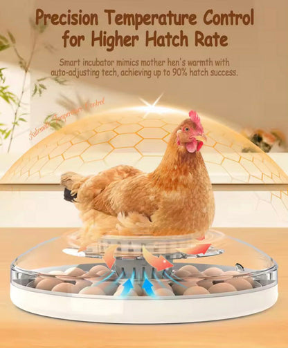 WONEGG 30 EGG Incubator High Hatching Rate Auto Turning