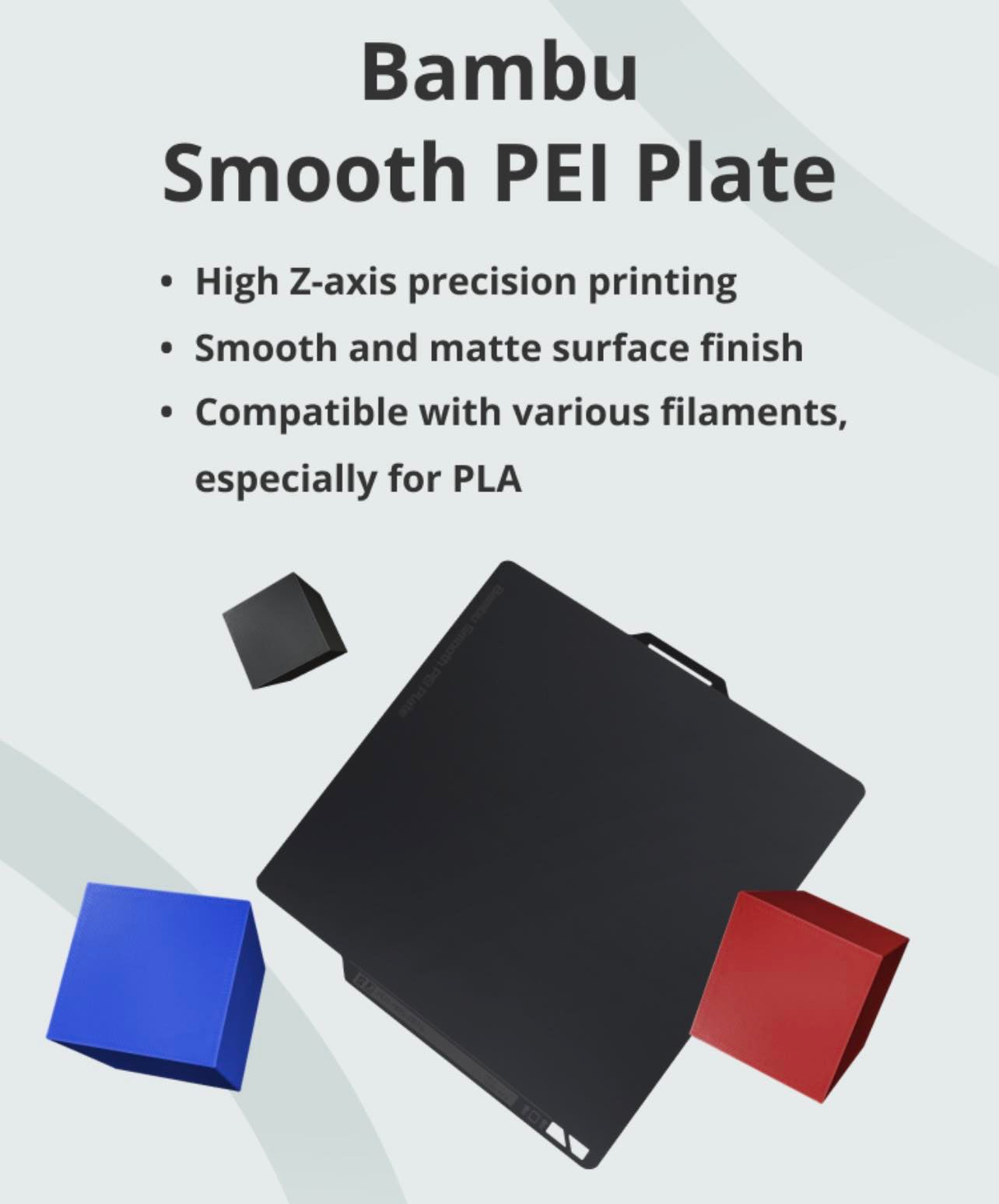 Bambu Lab Smooth PEI Plate | A1 Mini | FAP008