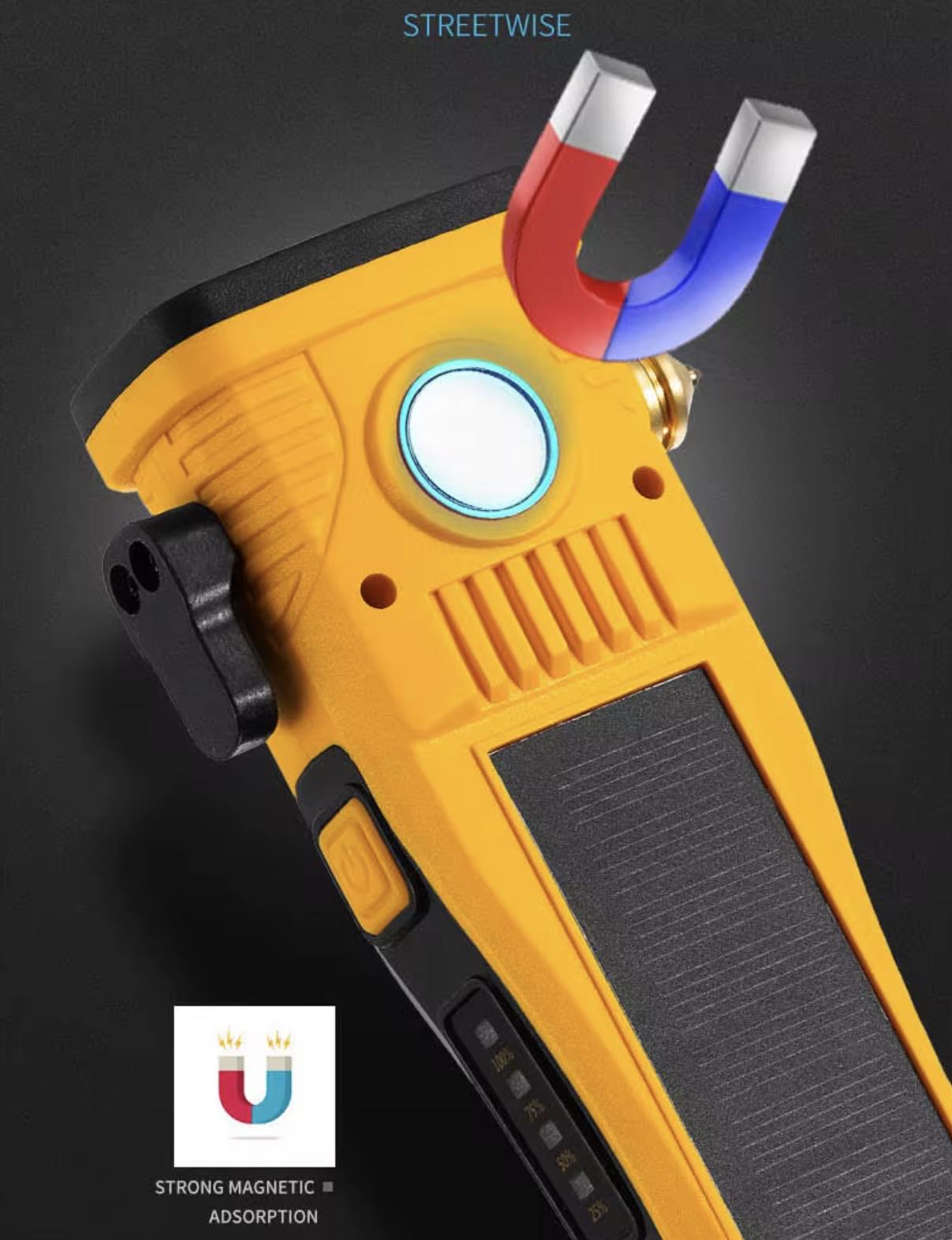 Emergency Flashlight Laser COB Zoomable | W5215