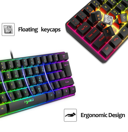V700 Wired RGB Streamer Keyboard