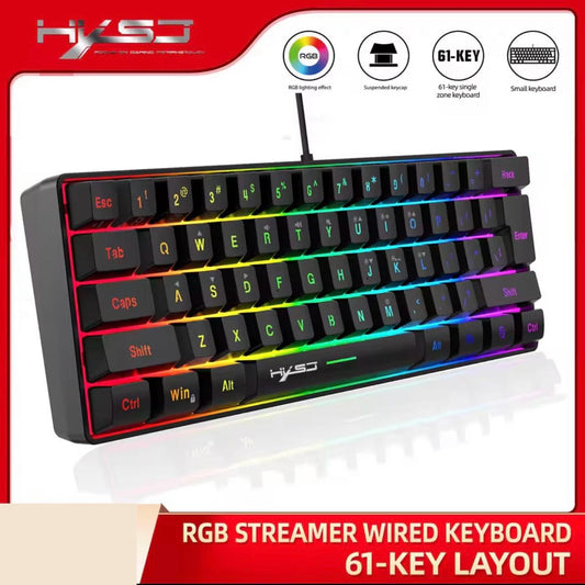 V700 Wired RGB Streamer Keyboard