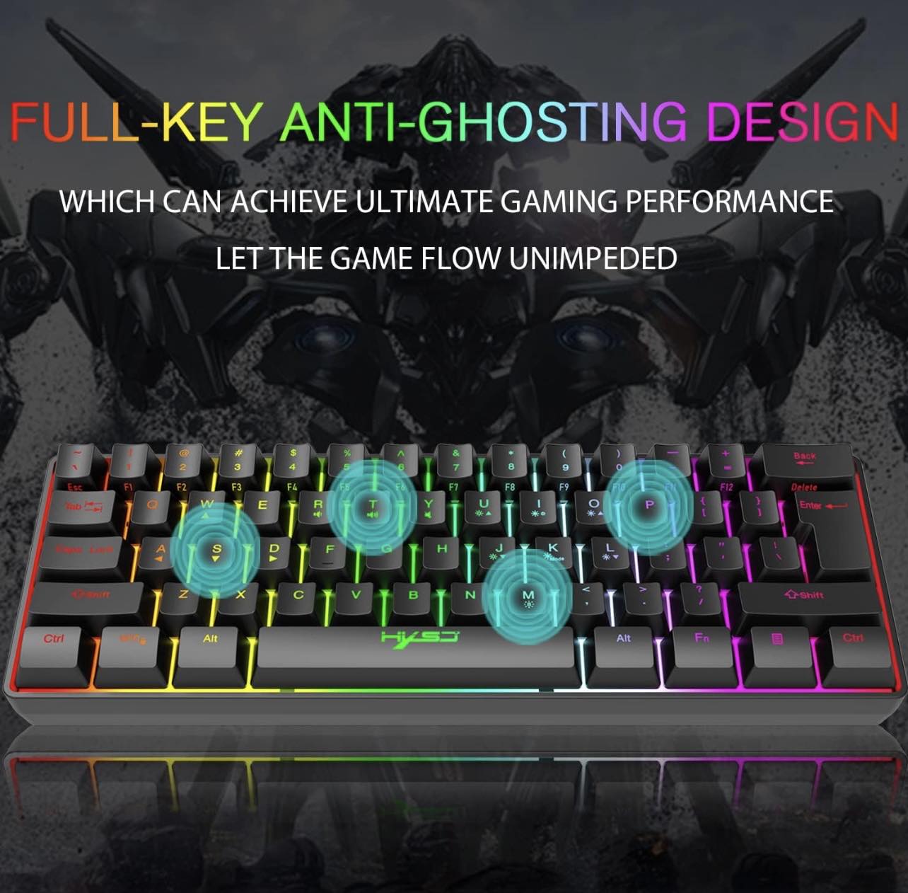 V700 Wired RGB Streamer Keyboard