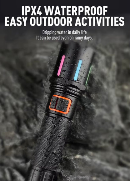 Power Styles Fluorescent White Laser LED Torch