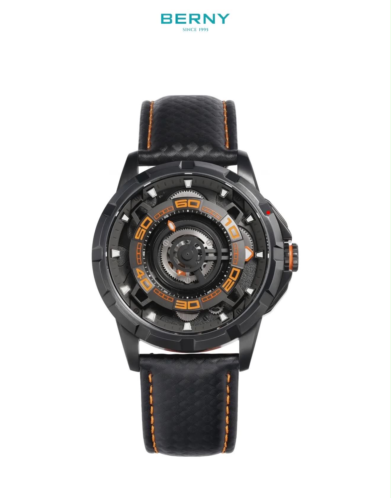 BERNY AM198M Automatic Skeleton Men’s Watch