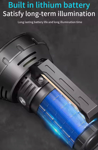 Light Canon Long Range Flashlight W/Solar Charge Box | W5221-1