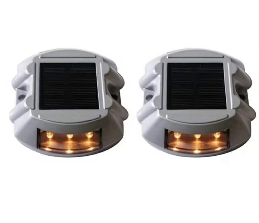 Solar LED Dock Light Driveway Marker Lights | 2pcs | 4 Colours