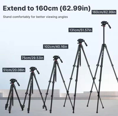 ULANZI OMBRA Xiang Video Travel Tripod | ULZ-3030 | DSLR Camera Smartphone