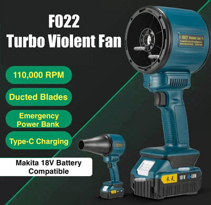 Violent Fan F022 Big Turbojet Blower W/Battery | Makita