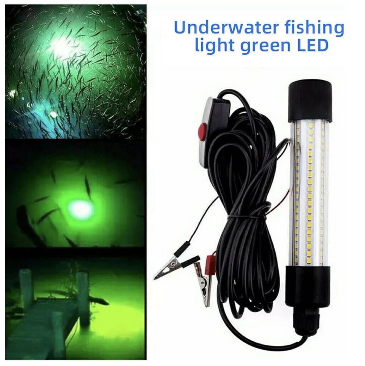 Underwater Submersible 126 LED Green Night Fishing