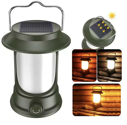 Portable Dual Solar/USB Camping LED Lantern | LY17