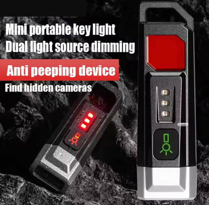 Mini Hidden Camera Detector Torch Keychain