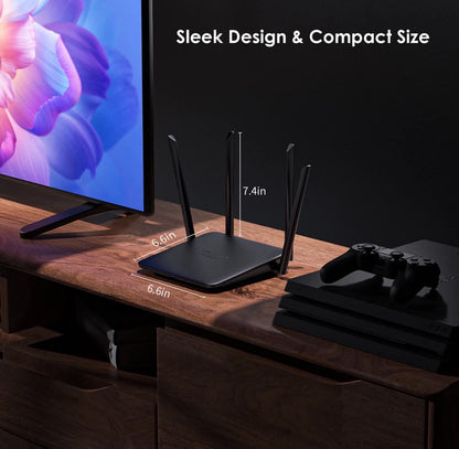 WAVLINK BE3600 WiFi 7 Dual Band Gigabit Mesh Gaming Router
