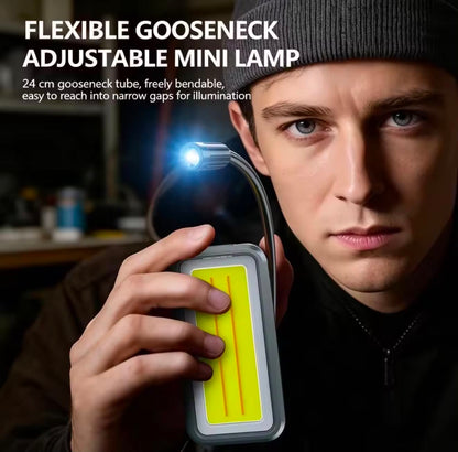 Flexible Gooseneck LED Work Light W/Magnet Hook & Clip | KXK-K5