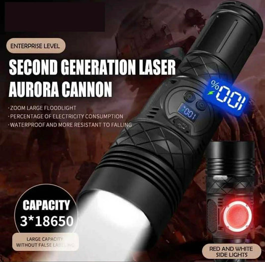 Aurora Cannon Flashlight W/Digital Display | W5254B