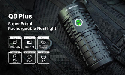 SOFIRN Q8 Plus Flashlight | 16000LM