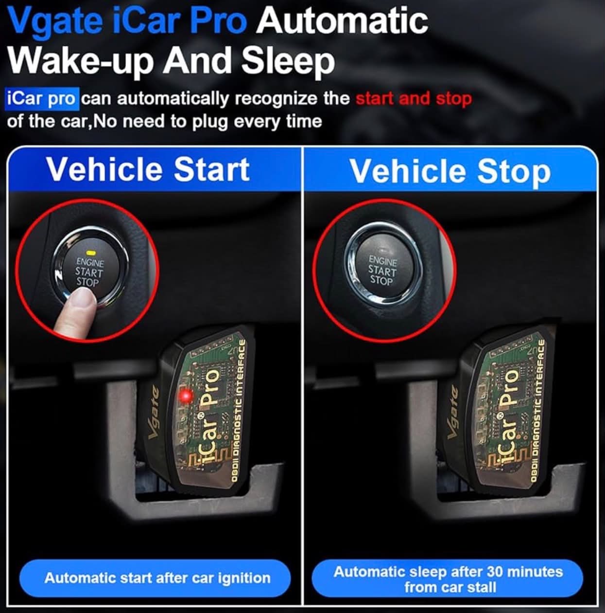 Vgate iCar Pro BLE4.0 OBDII Diagnostic