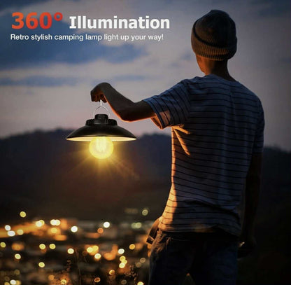 Rechargeable Retro LED Camping Light Outdoor Tent | LY11B