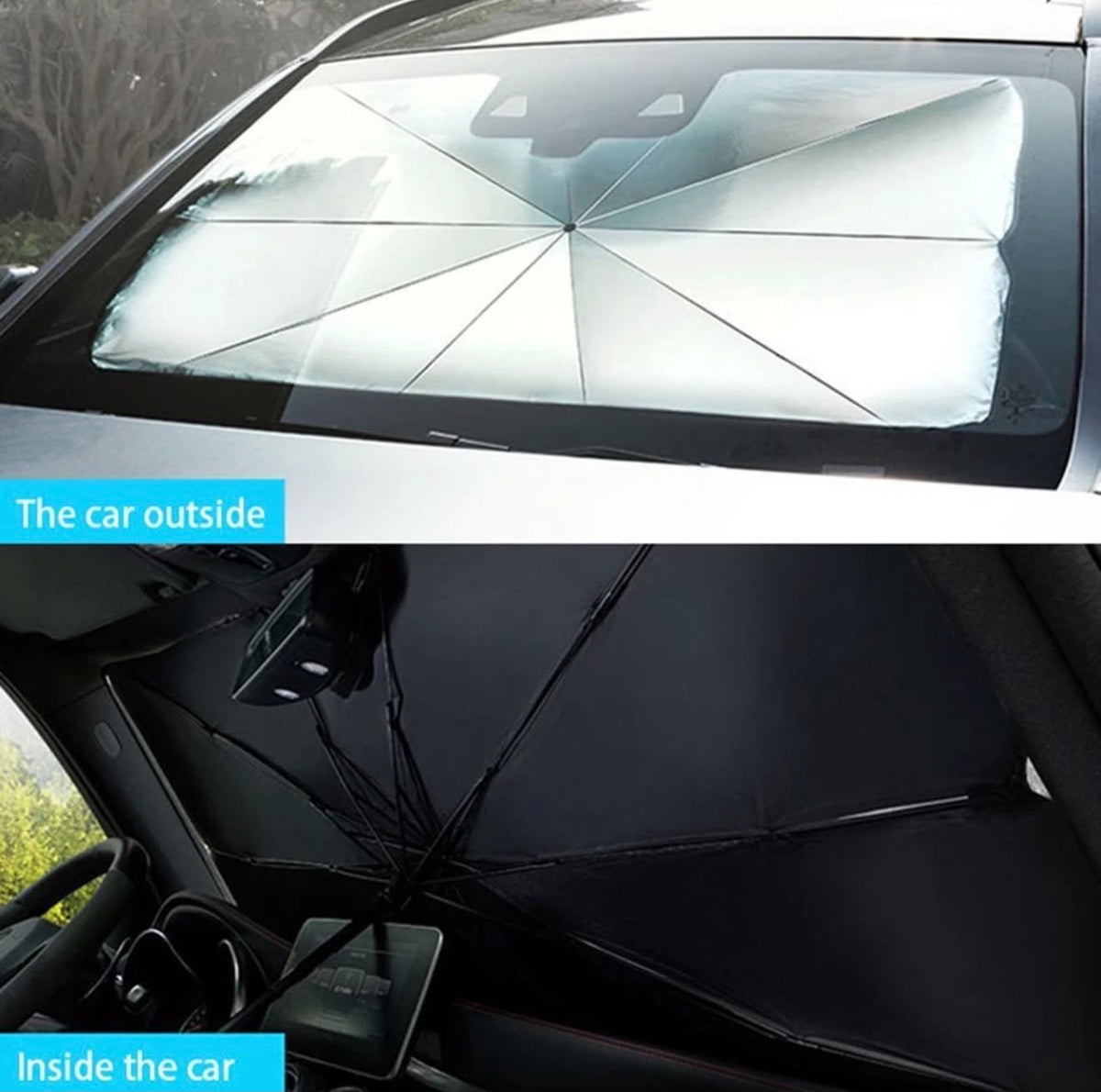 Foldable Car Windshield Sunshade Umbrella