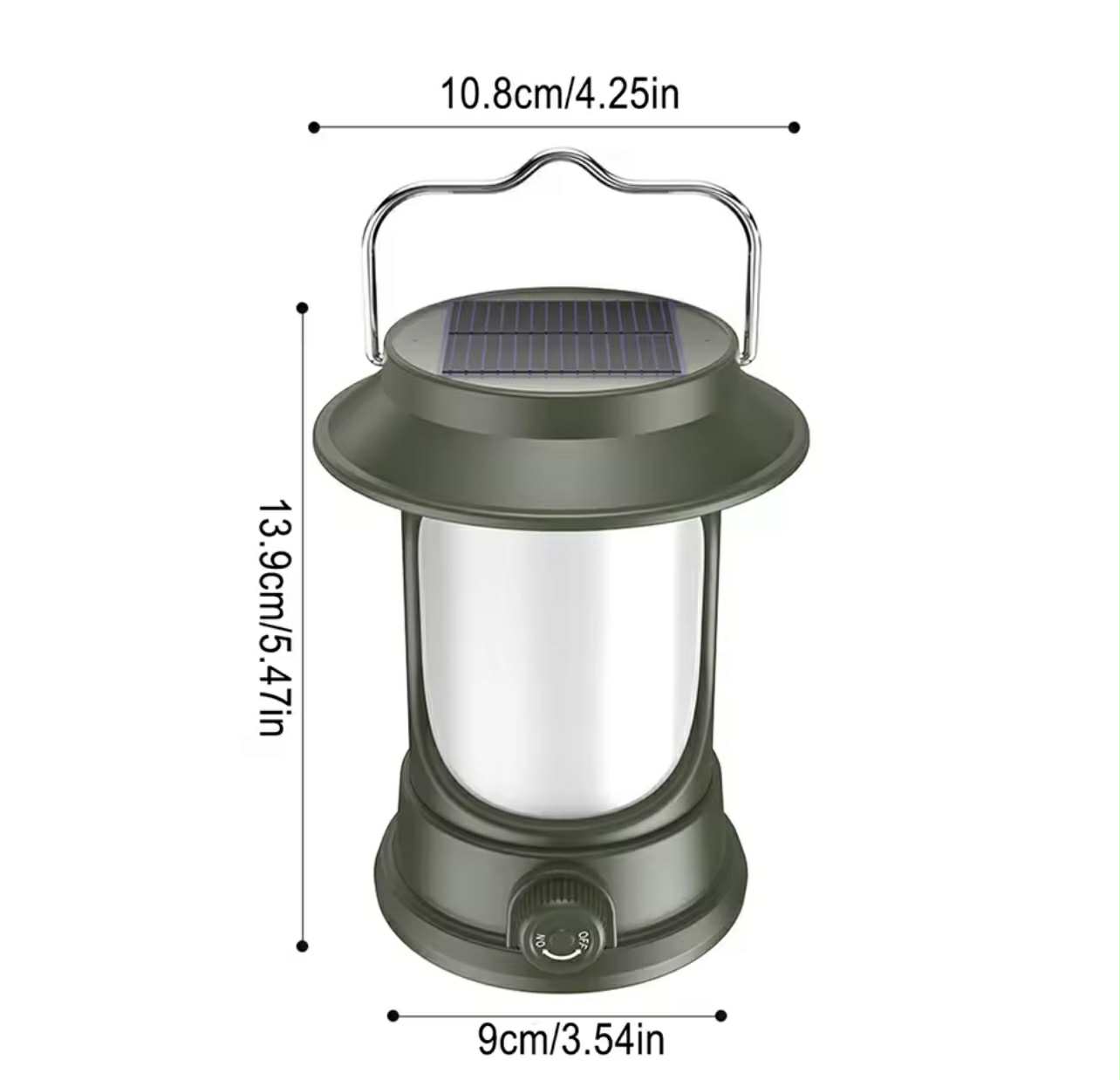 Portable Dual Solar/USB Camping LED Lantern | LY17